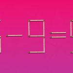 Um enigma para génios: qtas partidas devem ser movidas para que a igdade seja correta Um enigma para génios: qtas partidas devem ser movidas para